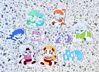 Image 3 of Demon Slayer Baby Hashira Stickers (LAST CHANCE)