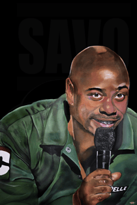 Image 1 of "DAVE CHAPPELL" 24" x 36" • ORIGINAL PAINTING By: SAVO888