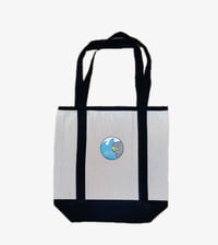 Image 1 of Fish Tales Canvas Tote Bag
