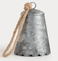 Image 4 of Tin Bell with Scalloped Rim