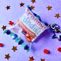 Image 1 of Granny's Candies, Halloween Candy Bag - Puffy Keychain
