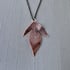 Copper and Sterling Silver Passion Flower Leaf Necklace Image 4
