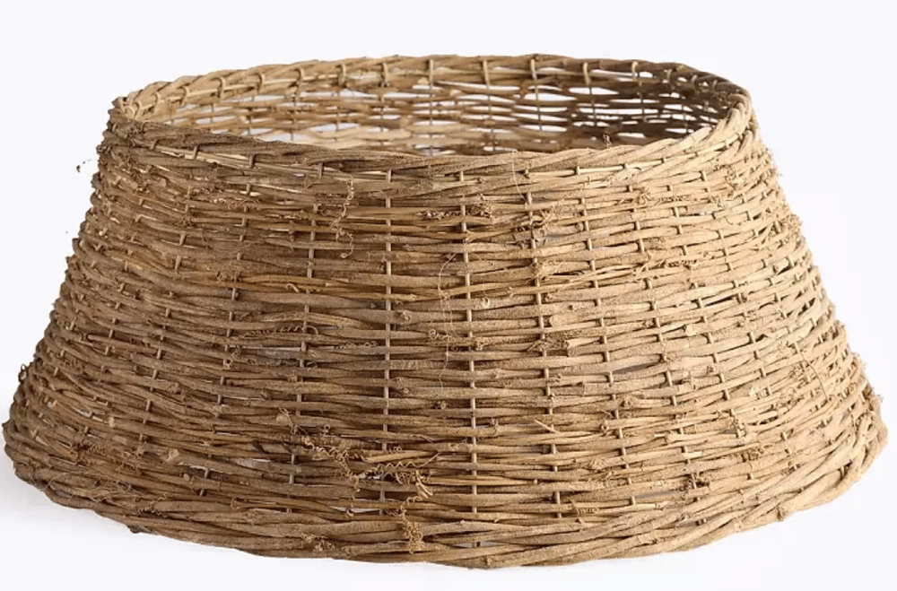 Image of Christmas Tree Skirt with Grapevine