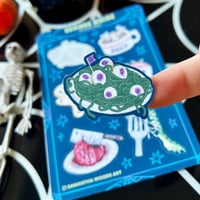 Image 4 of Devious Dining, Spooky Food - Sticker Sheet