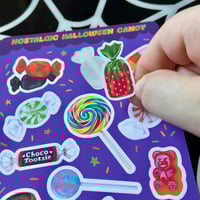 Image 4 of Nostalgic Halloween Candy - Sticker Sheet