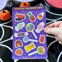 Image 2 of Nostalgic Halloween Candy - Sticker Sheet