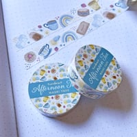 Image 2 of Afternoon Tea & Biscuits Washi Tape – 15mm x 10m