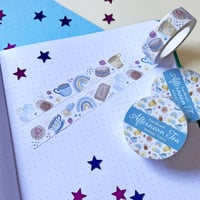 Image 1 of Afternoon Tea & Biscuits Washi Tape – 15mm x 10m