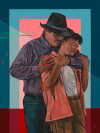 Image 1 of Something Worth Fighting For - 18x24" Acrylic on wood