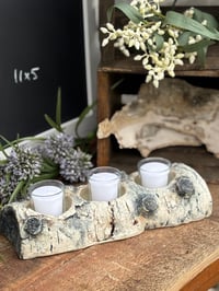 Image 1 of BIRCH replica 3 votive holder