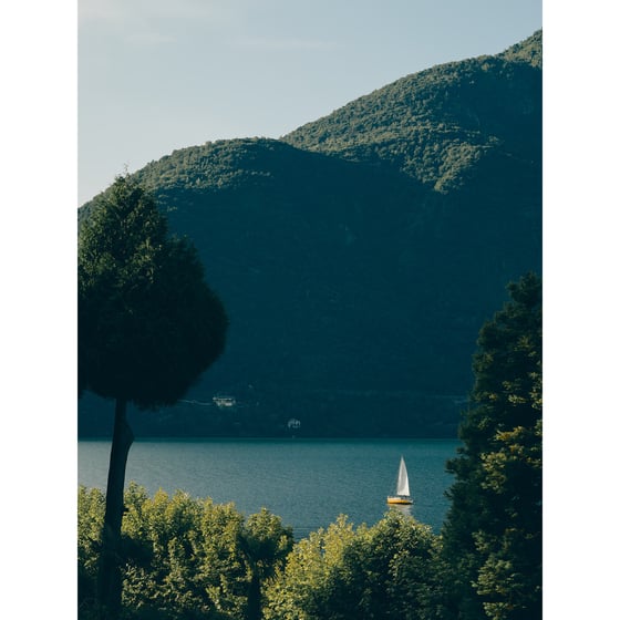 Image of Boat of Como 01 (Barca di Como 01) — Lake Como Fine Art Print