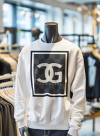 Image 3 of God /Checkerboard  - White / Black