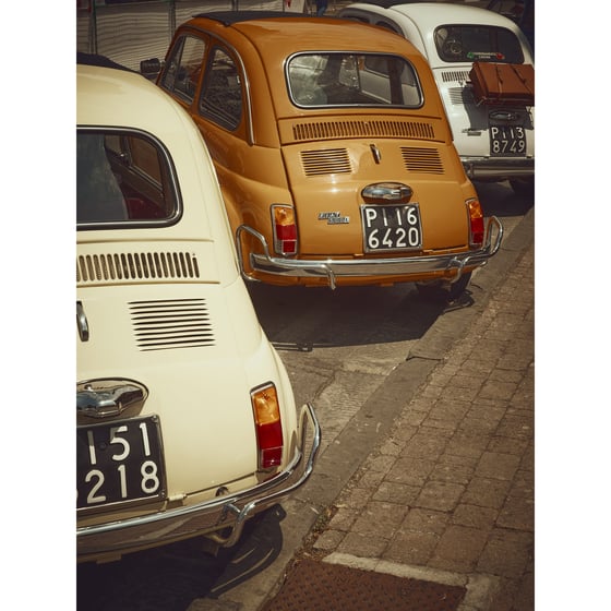 Image of  Fiat Collection (Collezione Fiat) — Vintage Car Photography, Italian Riviera Fine Art Print
