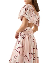 Image 1 of AJE Marianne Ruched Midi Dress. Size 12