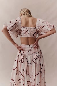 Image 4 of AJE Marianne Ruched Midi Dress. Size 12