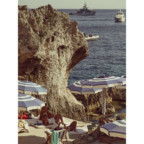 Image of Fontelina Sun 01 (Fontelina al Sole 01) — Capri Beach Club Fine Art Print