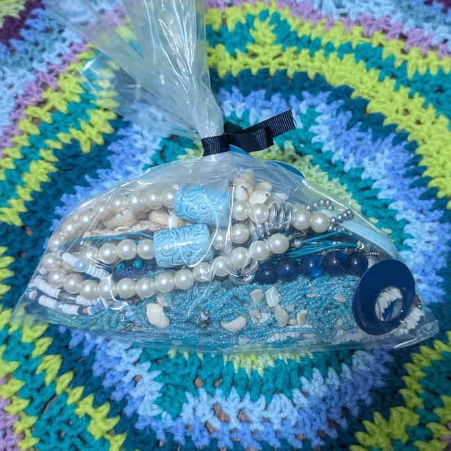 Femme Beachy Nautical Sea Shell Jewelry Mystery Grab Bag #5