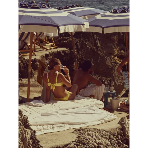 Image of Fontelina Intimate Moment (Fontelina al Sole 04) — Capri Beach Club Fine Art Print