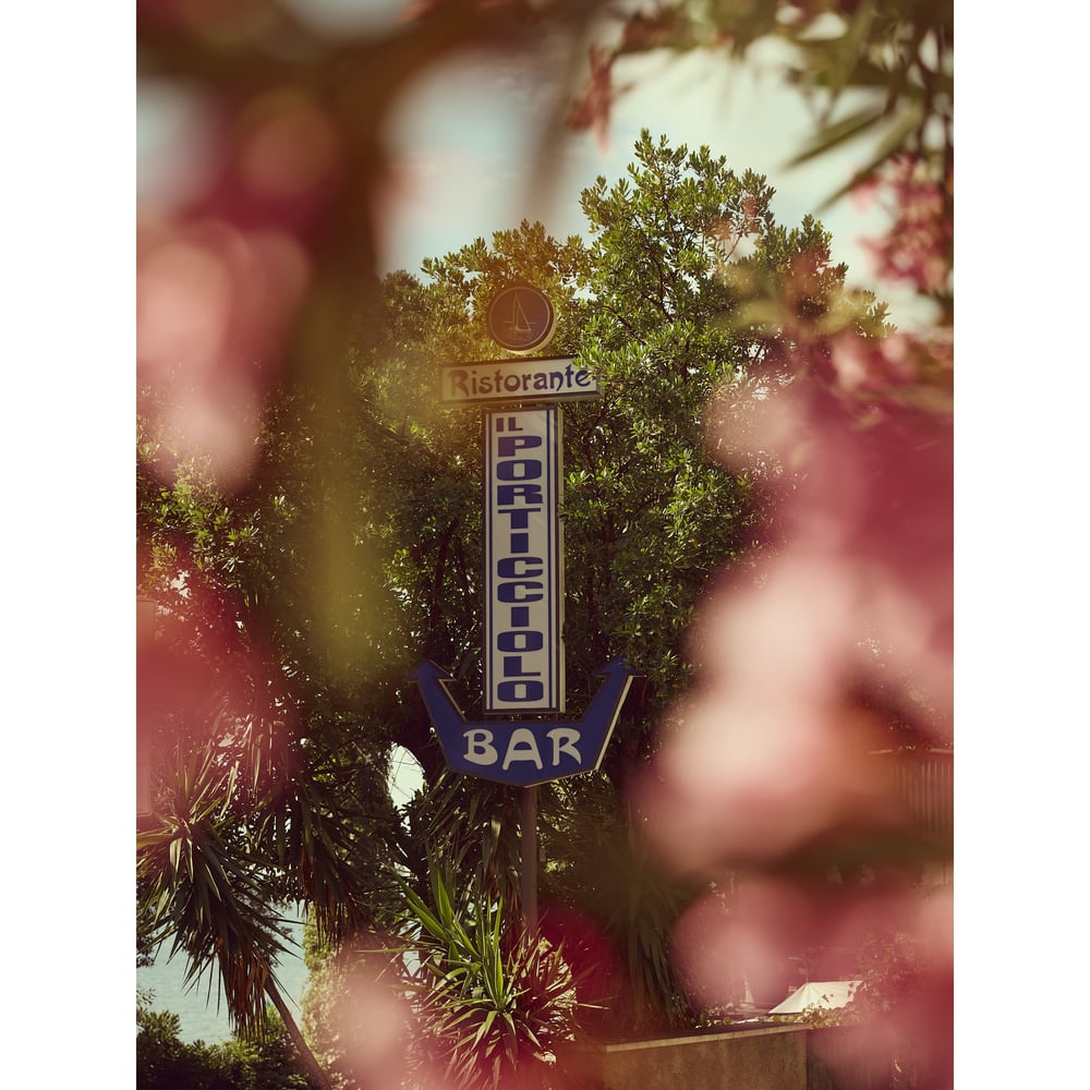 Image of Restaurant Sign (Il Ristorante) — Capri Coastal Fine Art Print