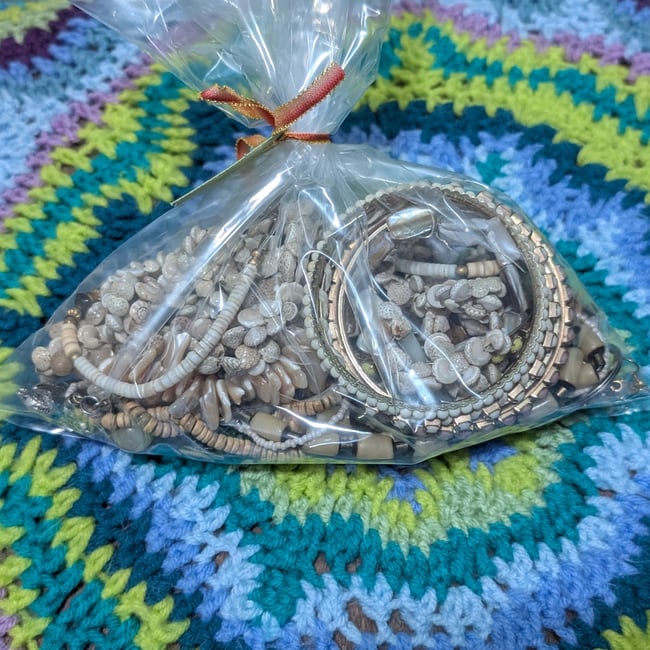 Femme Beachy Nautical Sea Shell Jewelry Mystery Grab Bag #10