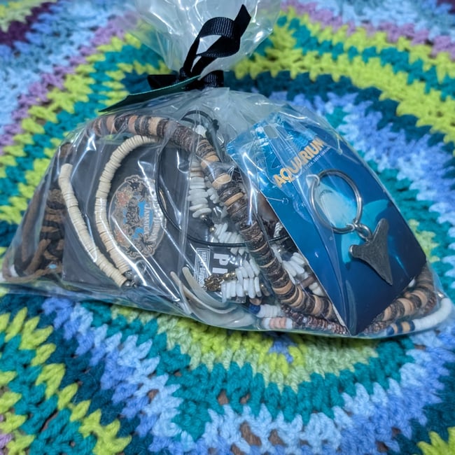 Masc Beachy Nautical Sea Shell Jewelry Mystery Grab Bag #2