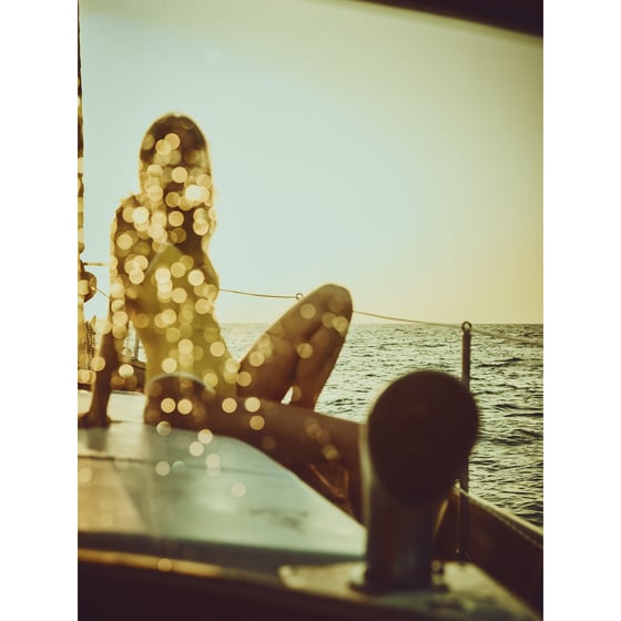 Image of Golden Sea 01 (Mar Dorado 01) — Mallorca Mediterranean Fine Art Print