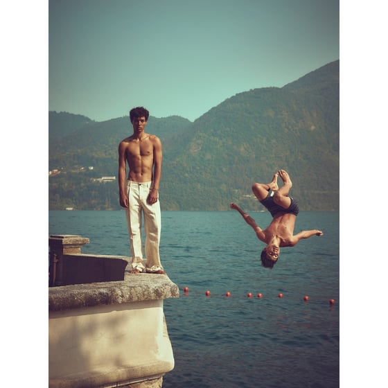 Image of Boys of Como (Ragazzi Di Como 02) — Lake Como Fine Art Print