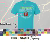 Image 8 of Holy Ghost University - Unisex Crew Neck T Shirt - Custom Apparel|FaithWear
