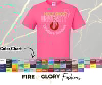 Image 6 of Holy Ghost University - Unisex Crew Neck T Shirt - Custom Apparel|FaithWear