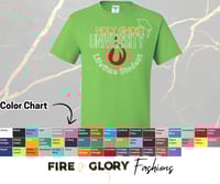 Image 13 of Holy Ghost University - Unisex Crew Neck T Shirt - Custom Apparel|FaithWear