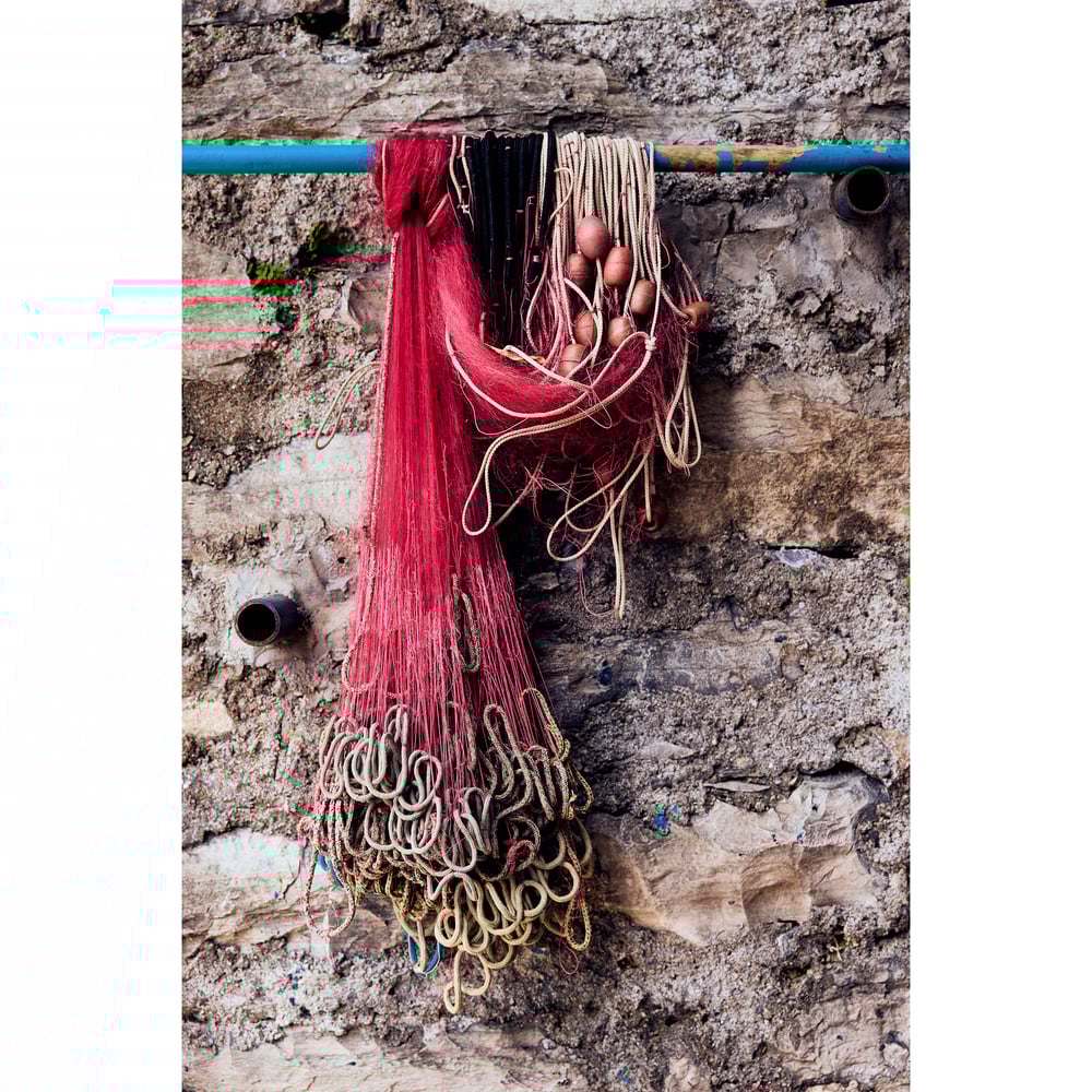 Image of Red and Blue (Rosso Blu) — Camogli Fine Art Print