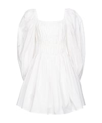 Image 2 of PINKO broderie anglaise mini dress. Effortless European Glamour