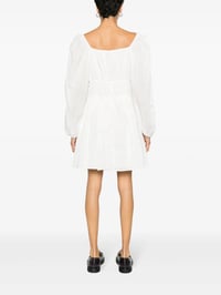 Image 4 of PINKO broderie anglaise mini dress. Effortless European Glamour