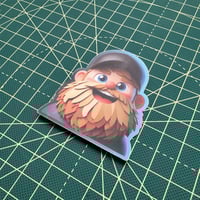 Image 3 of Happy Beard - Papercraft - Sticker