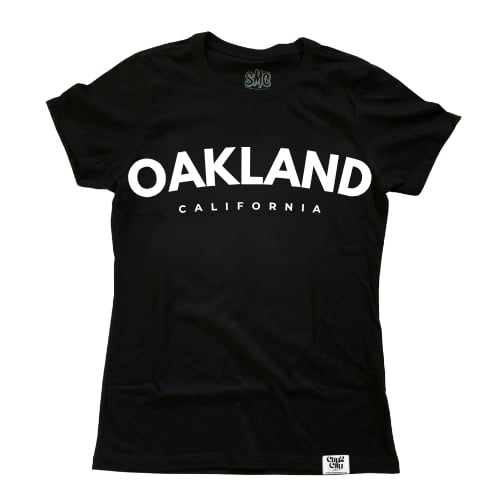 Image of Oakland Women Shirt (Black/White)