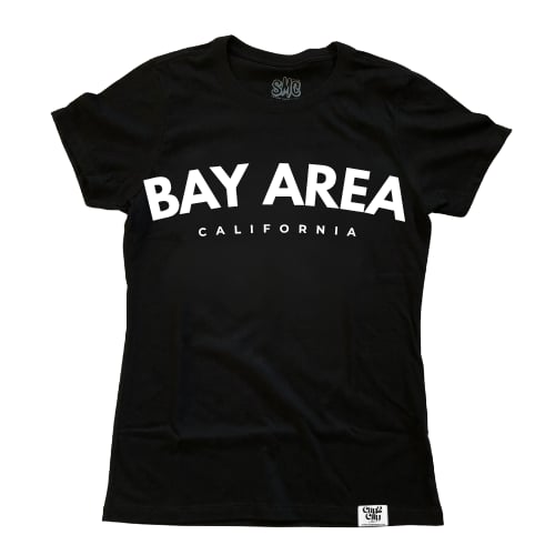 Image of Bay Area Women Shirt (Black/White)