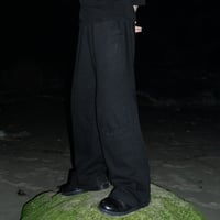 Image 1 of Black Twill Pants