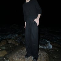 Image 2 of Black Twill Pants