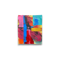 Phase 1 – Original Abstract Painting Unstretched Canvas 16 x 19.5 