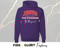 Image 4 of Jesus The Standard & BluePrint - Unisex Hoodie - Christian FaithWear | Custom Apparel
