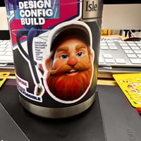 Image 4 of Happy Beard - Sticker