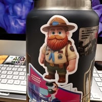 Image 4 of Bearded Ranger - Sticker