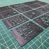 Image 3 of Black, Black, or Black Mobile Stencil Collection