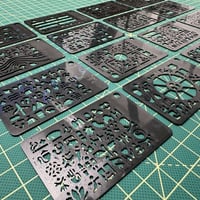 Image 4 of Black, Black, or Black Mobile Stencil Collection