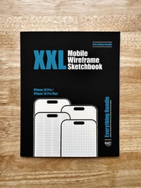 Image 1 of XXL - Mobile Wireframe Sketchbook - Everything Grid (The Mobile Wireframe Series)