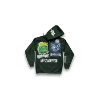 Image 1 of Philadelphia Eagles Bird Gang Mezaneen Originals® 215 Hoodie