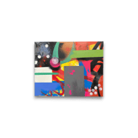 Image 1 of  “Neon Silence" — Small Wall Art on Original Canvas 16 x 20”