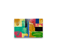 Image 1 of   “Intersecting Planes" — Large Wall Art on Original Canvas 35 x 24”