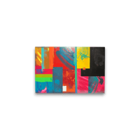 Image 1 of  “Fragmented Prism" — Large wall art on Original Canvas 31.5 x 23.5”