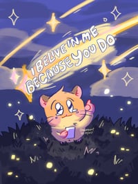 Image 2 of I believe in me Sticker